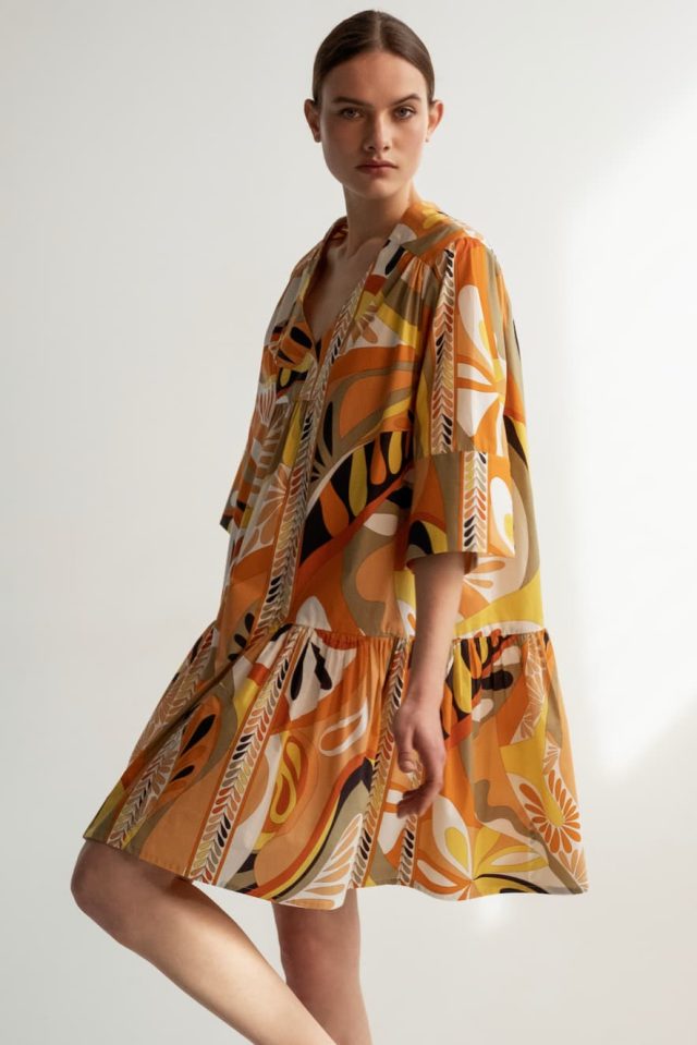 Milla Φόρεμα Κοντό με 70s Σχέδιο