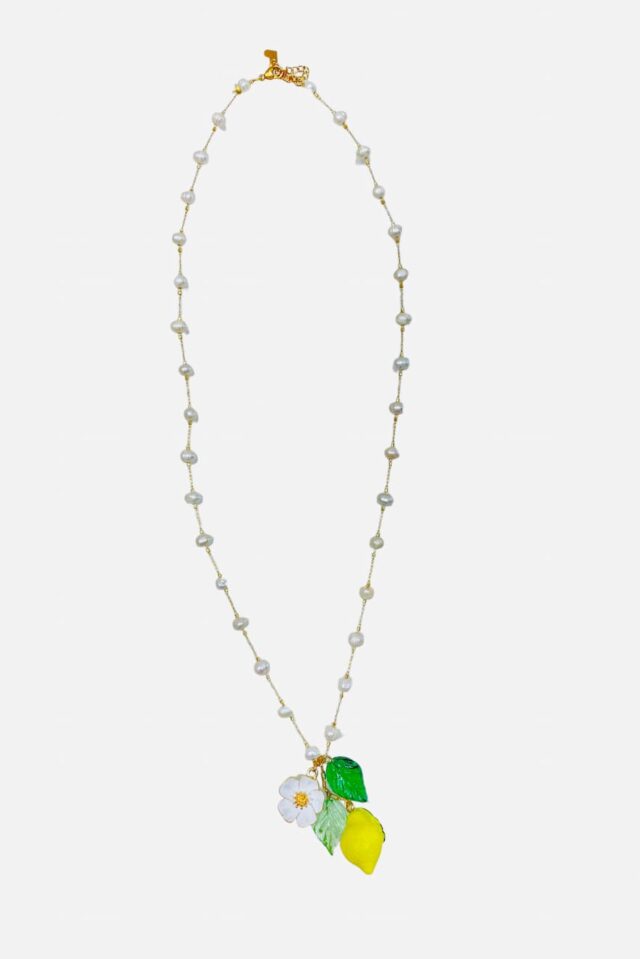 Ifigenia Loukou Long Necklace with Pearls