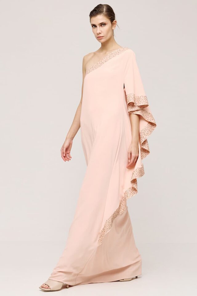 Access Φόρεμα με Έναν Ώμο Έξω Powder Pink